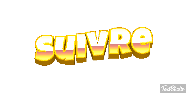 Suivre Текстовый эффект