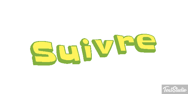 Suivre Текстовый эффект