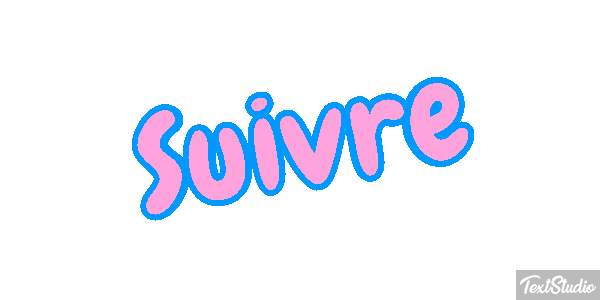 Suivre Текстовый эффект