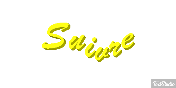 Suivre Текстовый эффект