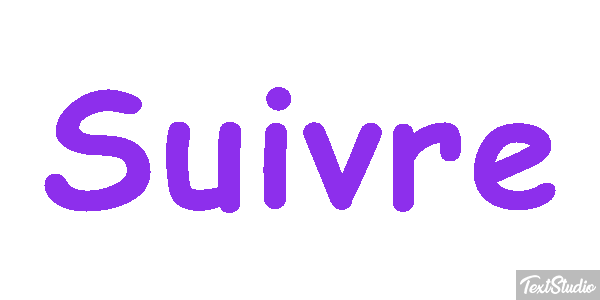 Suivre Текстовый эффект
