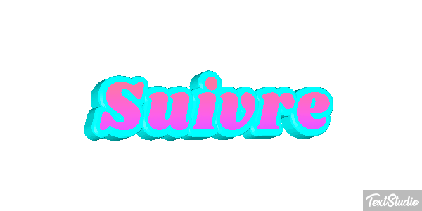 Suivre Текстовый эффект