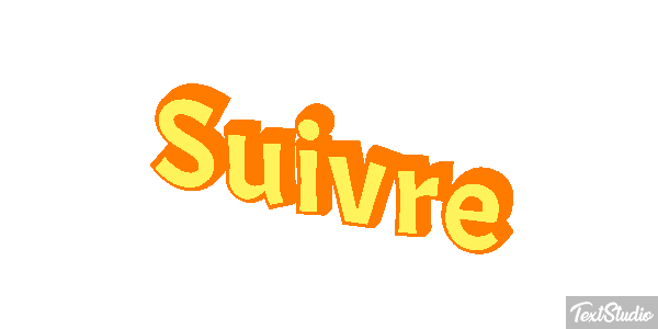 Suivre Текстовый эффект