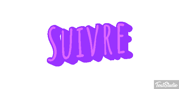 Suivre Текстовый эффект