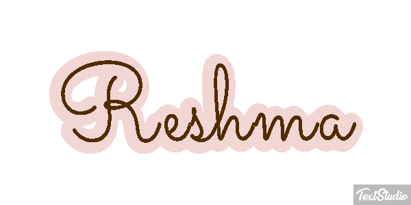 Reshma Texteffekt