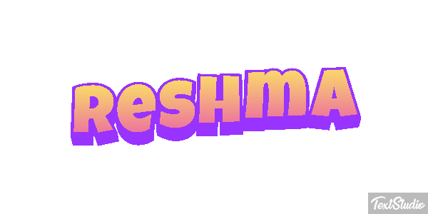 Reshma Texteffekt
