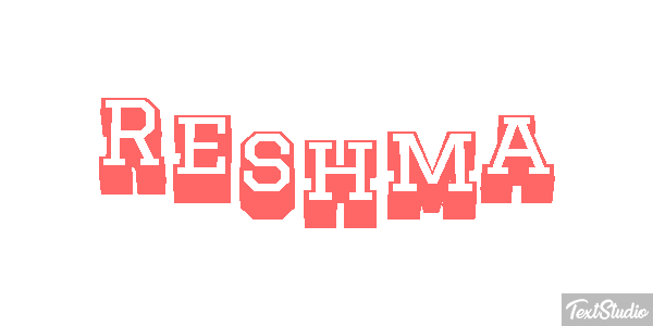 Reshma Texteffekt