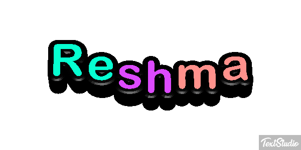Reshma Texteffekt