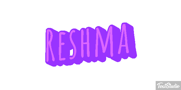 Reshma Texteffekt