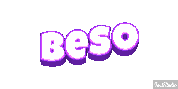 Beso Efecto de texto