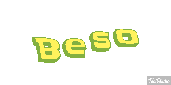 Beso Efecto de texto
