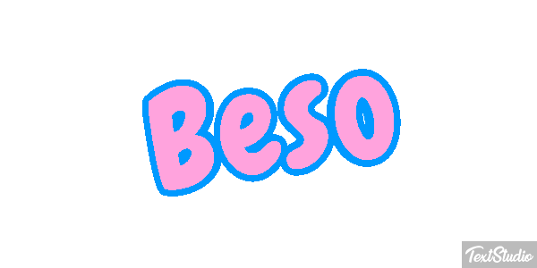 Beso Efecto de texto