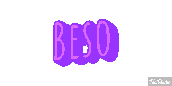 Beso Efecto de texto