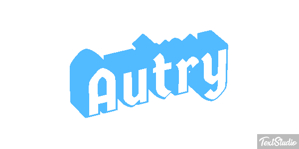 Autry Text effect