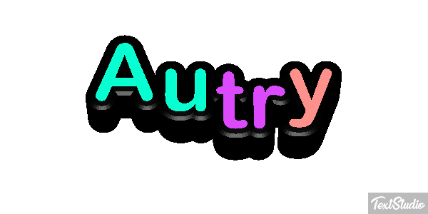 Autry Text effect