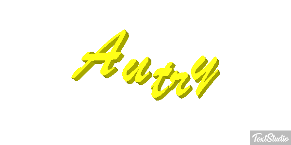 Autry Text effect
