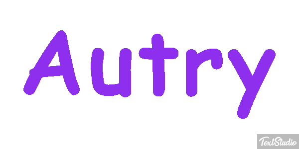 Autry Text effect