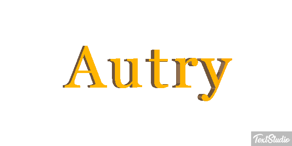 Autry Text effect