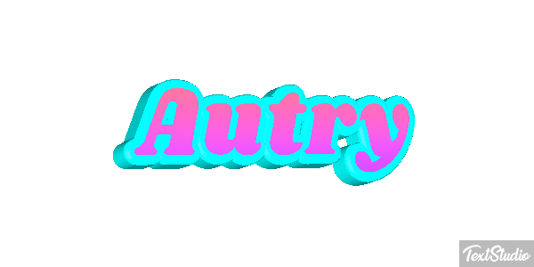 Autry Text effect