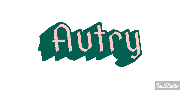 Autry Text effect