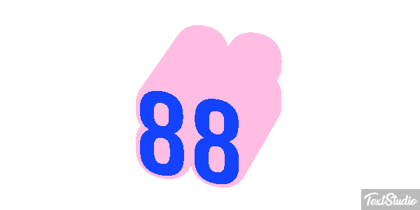 88 Texteffekt