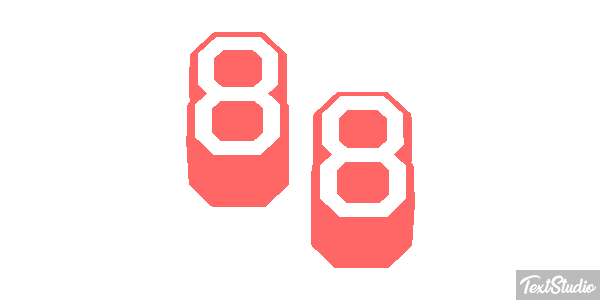 88 Texteffekt