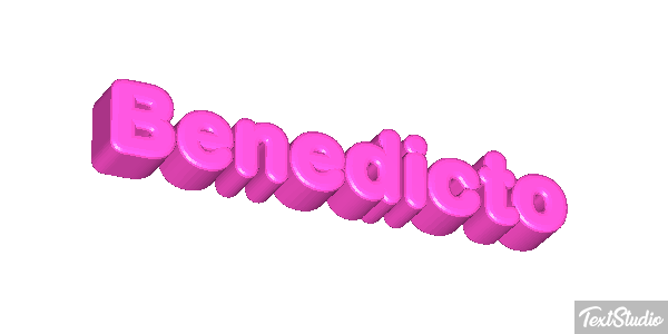 Benedicto Efecto de texto