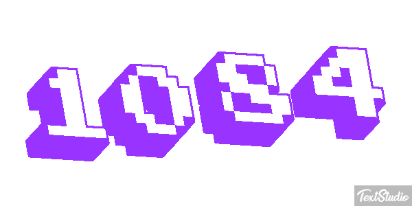 1084 Text effect