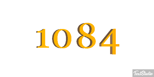 1084 Text effect