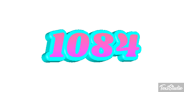 1084 Text effect