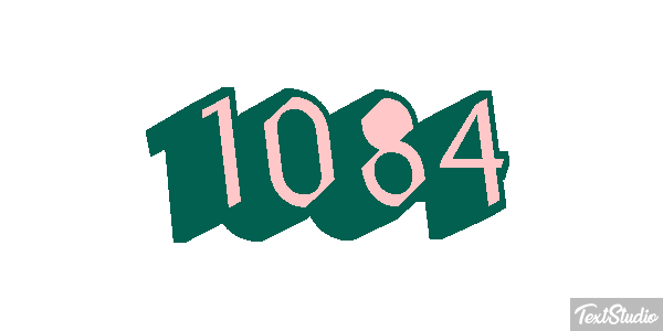 1084 Text effect