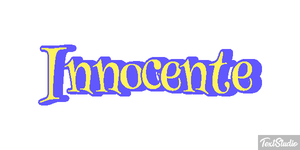 Innocente Effetto testo