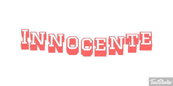 Innocente Effetto testo