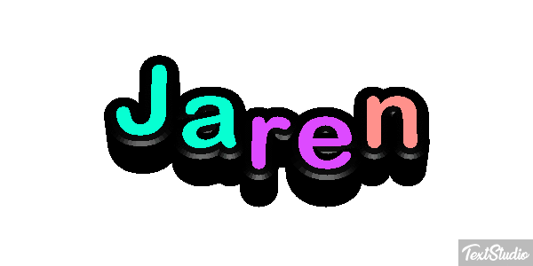 Jaren Text effect
