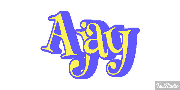 Ajay Text effect