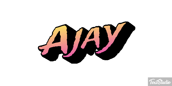 Ajay Text effect