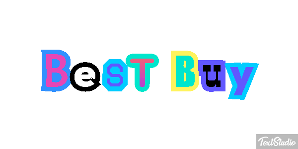 Best Buy Effetto testo