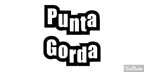 Punta Gorda Tekst effect