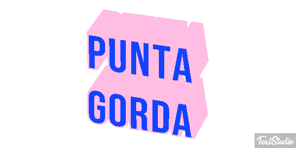 Punta Gorda Tekst effect