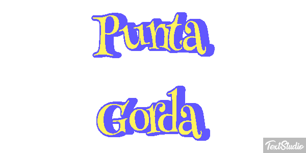 Punta Gorda Tekst effect