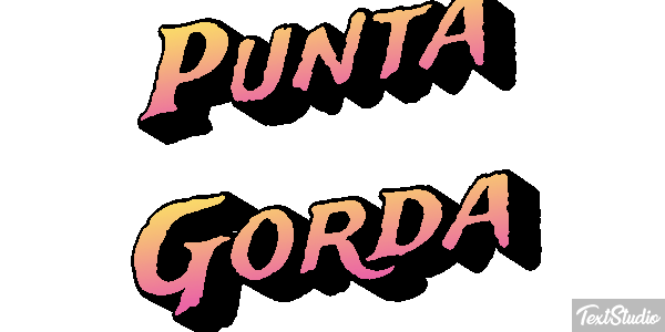 Punta Gorda Tekst effect