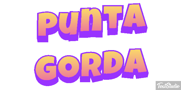 Punta Gorda Tekst effect