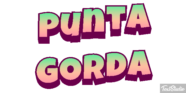 Punta Gorda Tekst effect