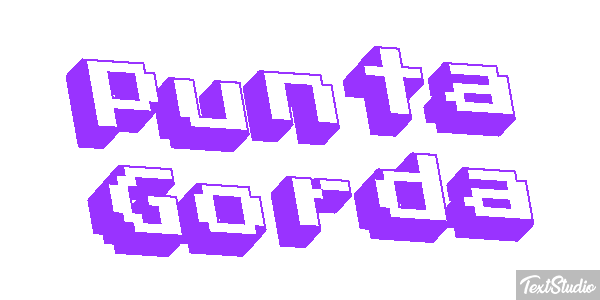 Punta Gorda Tekst effect