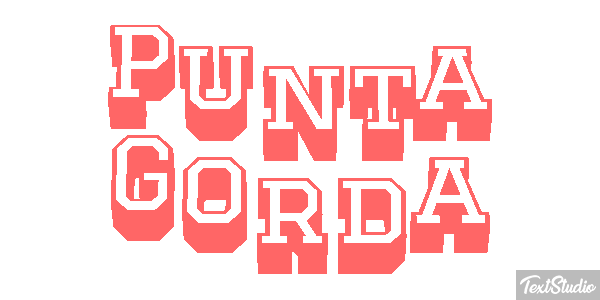 Punta Gorda Tekst effect