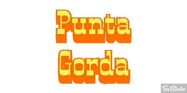 Punta Gorda Tekst effect
