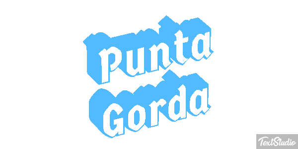 Punta Gorda Tekst effect