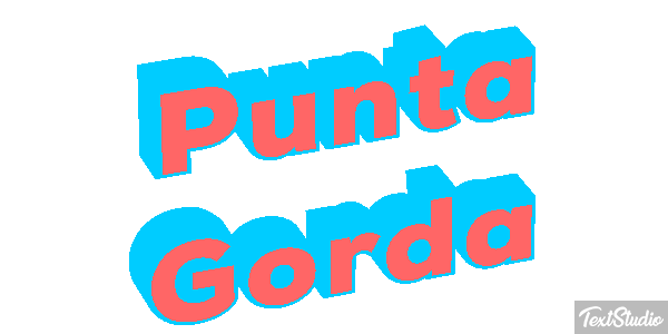 Punta Gorda Tekst effect