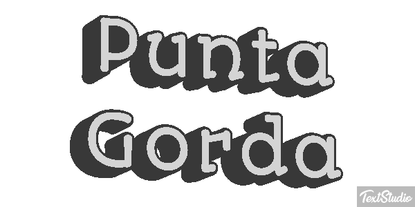 Punta Gorda Tekst effect