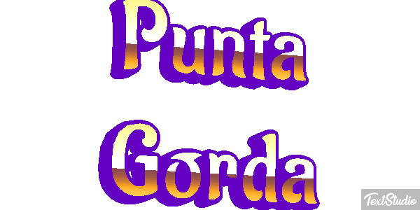 Punta Gorda Tekst effect